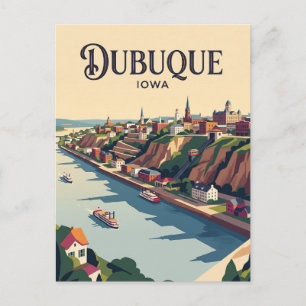 Dubuque USA Postcard
