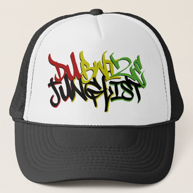 Dubwize Junglist Graffiti Trucker Trucker Hat (Front)