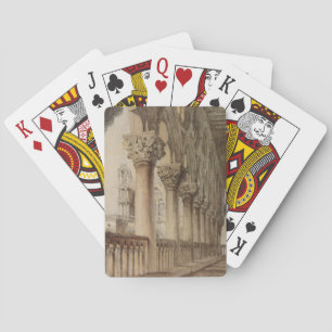 Ducal Palace (by John Ruskin) Poker Cards