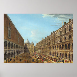 Ducal Palace Venice, Antonio Joli Fine Art Poster