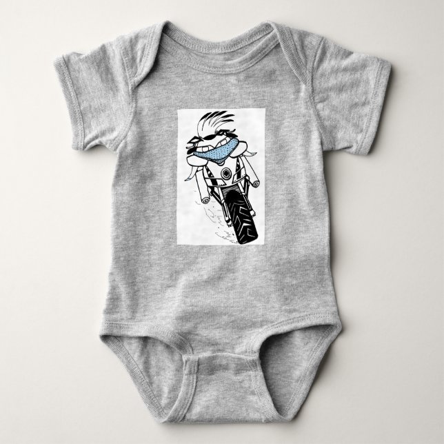 Ducati Ryder Robot baby body suit Baby Bodysuit (Front)