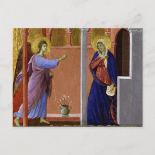 Duccio's Annunciation Postcard