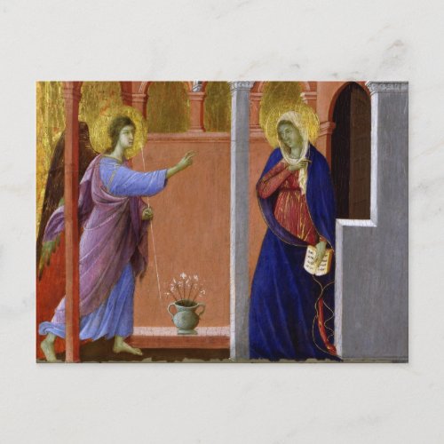 Duccios Annunciation Postcard