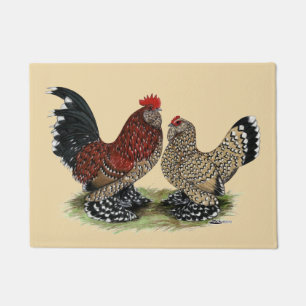 D'Uccle Bantams: Mille Fleur Doormat
