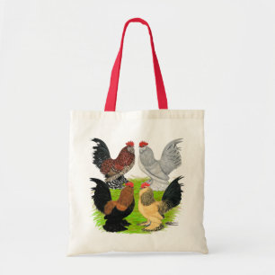 D'Uccles Four Roosters Tote Bag