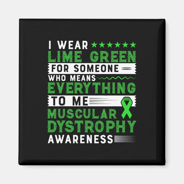 Duchenne Muscular Dystrophy Awareness Magnet (Front)