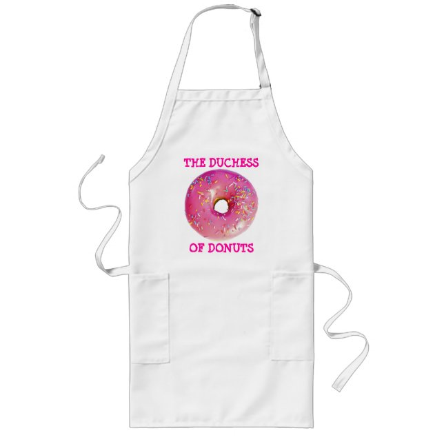 Duchess of Donuts Long Apron (Front)