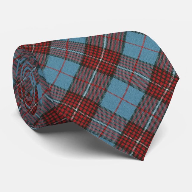 Duchess of Kent Modern Tartan Neck Tie (Rolled)