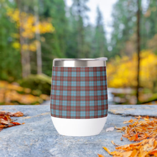 Duchess of Kent Scottish Clan Tartan Thermal Wine Tumbler