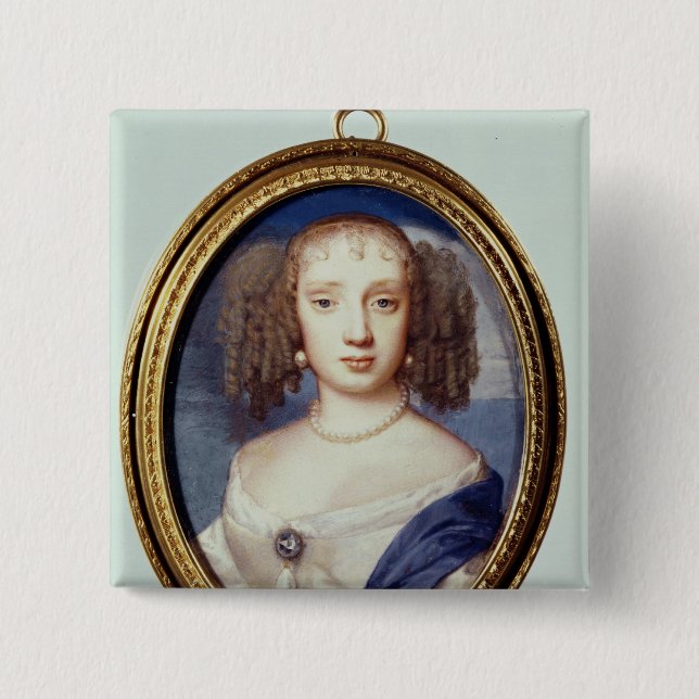 Duchess of Orleans, c.1665 Pinback Button (Front)
