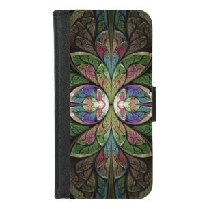 Duchess of Sauchiehall Abstract Stained Glass iPhone 8/7 Wallet Case