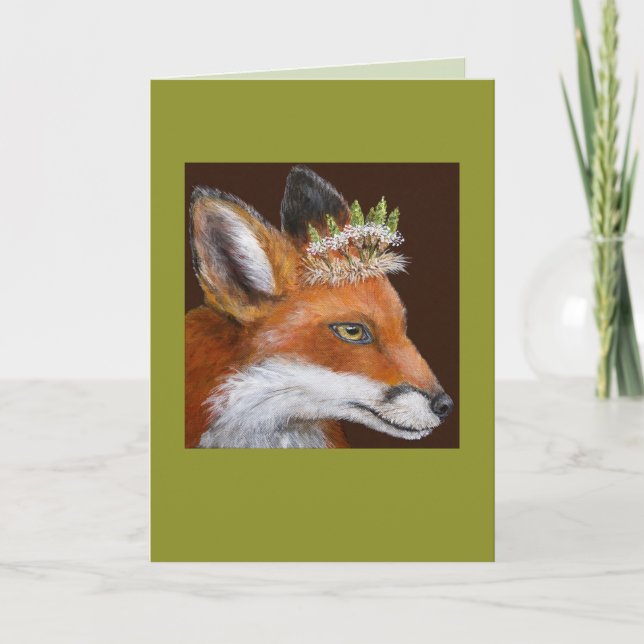 Duchess the fox card (Front)