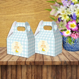 Duck 1st Birthday Favor Boxes