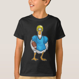 Duck American Football Helmet T-Shirt