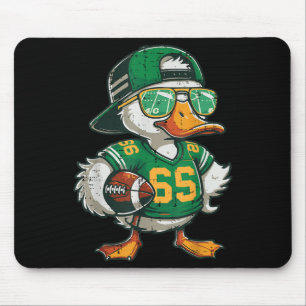 Duck American Football Sungles Cool Srts Men Boys Mouse Pad