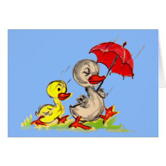 duck and duckling cards