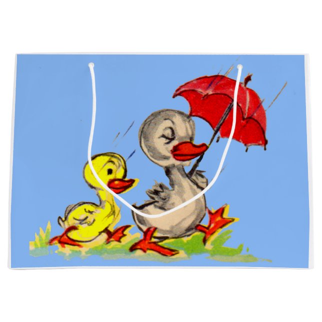 duck and duckling large gift bag (Front)