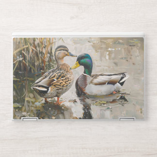 Duck and Mallard Wildlife Painting HP Laptop Skin