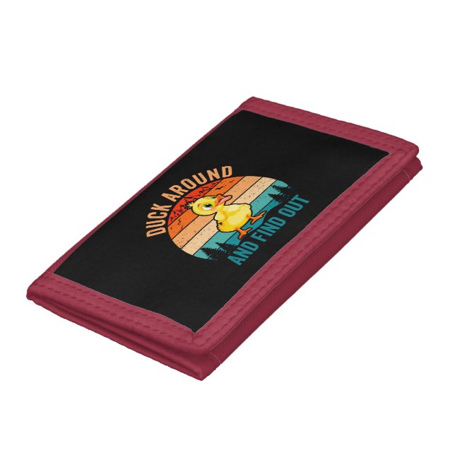 Duck Around And Find Out Trifold Wallet (Bottom)