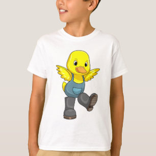 Duck as Farmer with Boots T-Shirt