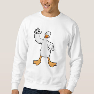 Duck as Handball player with Handball Sweatshirt