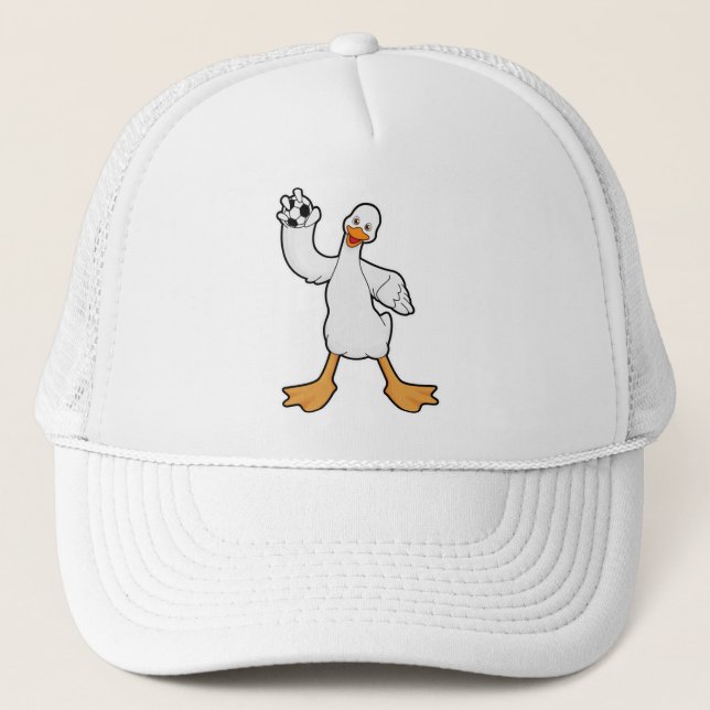 Duck as Handball player with Handball Trucker Hat (Front)
