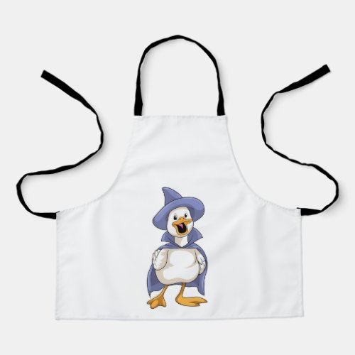 Duck as Witch with Hat Apron