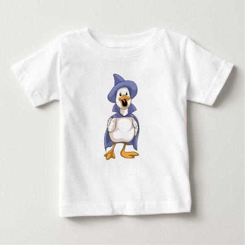 Duck as Witch with Hat Baby T_Shirt