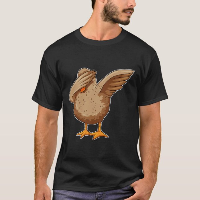 Duck at Hip Hop Dance Dab T-Shirt (Front)