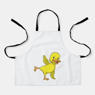 Duck at Yoga Stretching exercise Apron