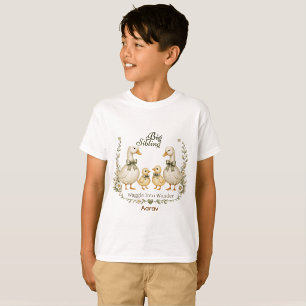 Duck Baby Shower Family Waggle Into Wonder T T-Shirt