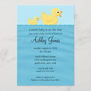 Duck Baby Shower Invitation