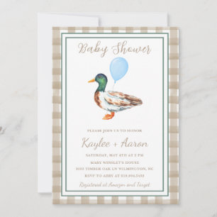Duck Baby Shower Invitation