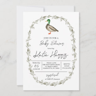 Duck baby Shower invitation