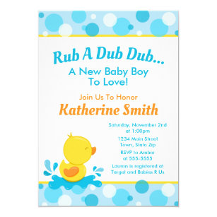 Baby Duck Invitations 9