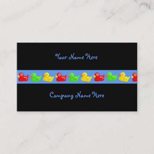 Duck Banner, Your Name Here, Company Name Here Business Card Templates