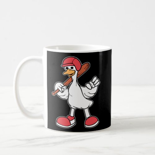 Duck Baseball Bat Professional Player  Coffee Mug