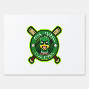 duck baseball sign