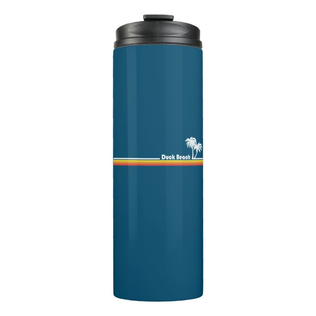 Duck Beach North Carolina Thermal Tumbler (Front)