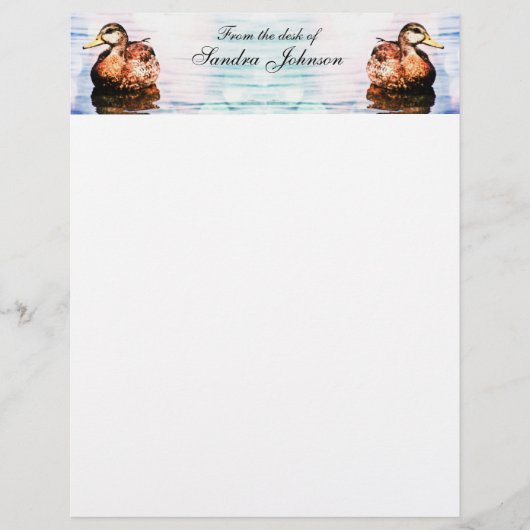 Duck Beauty Letterhead (Front)