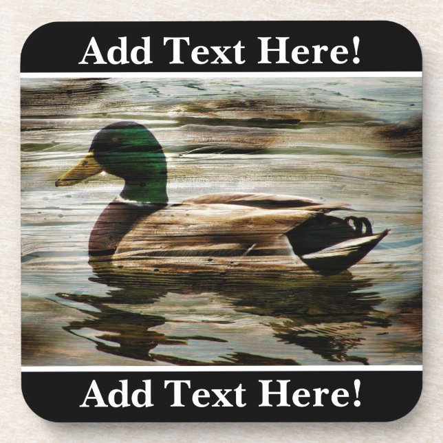 Duck Beverage Coaster (Front)