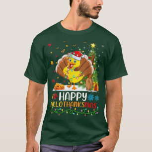 Duck Bird Lover Funny Happy Duck HelloThanksMas  T-Shirt