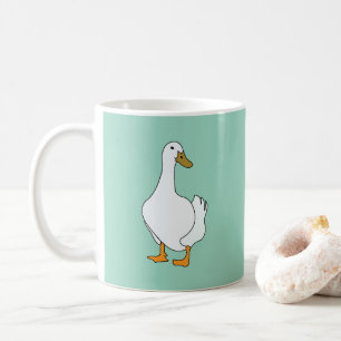Duck Bird White Duck Coffee Mug