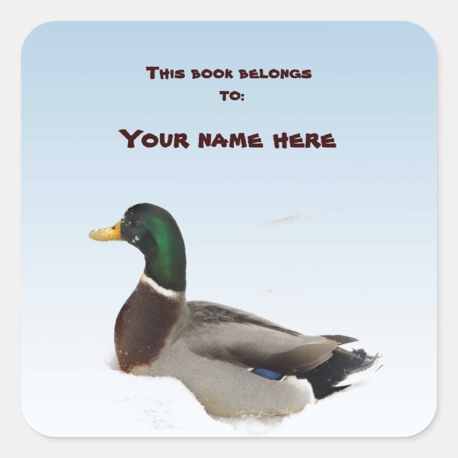 Duck Bookplate (Front)