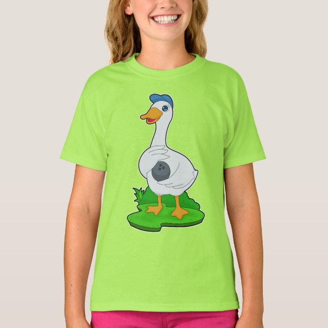 Duck Bowling Bowling ball T-Shirt (Front)