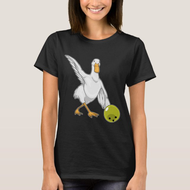Duck Bowling Bowling ball T-Shirt (Front)
