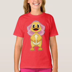 Duck Bride Veil Wedding T-Shirt