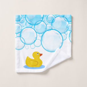 Duck Bubbles Bathroom Towel Set