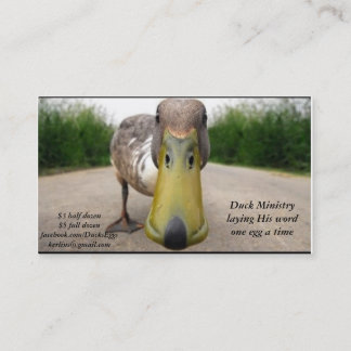 duck business cards