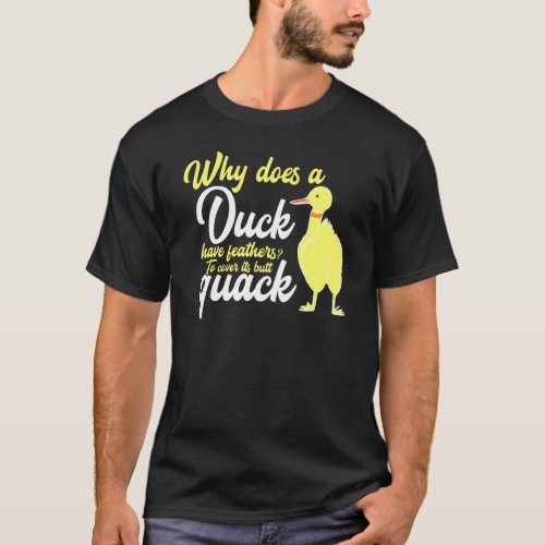 Duck Butt Quack I Girlfriend Costume T_Shirt